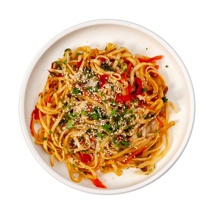 Удон пшеничный с овощами